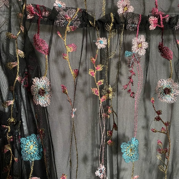 A New Day sheer black top - Picture 5 of 7